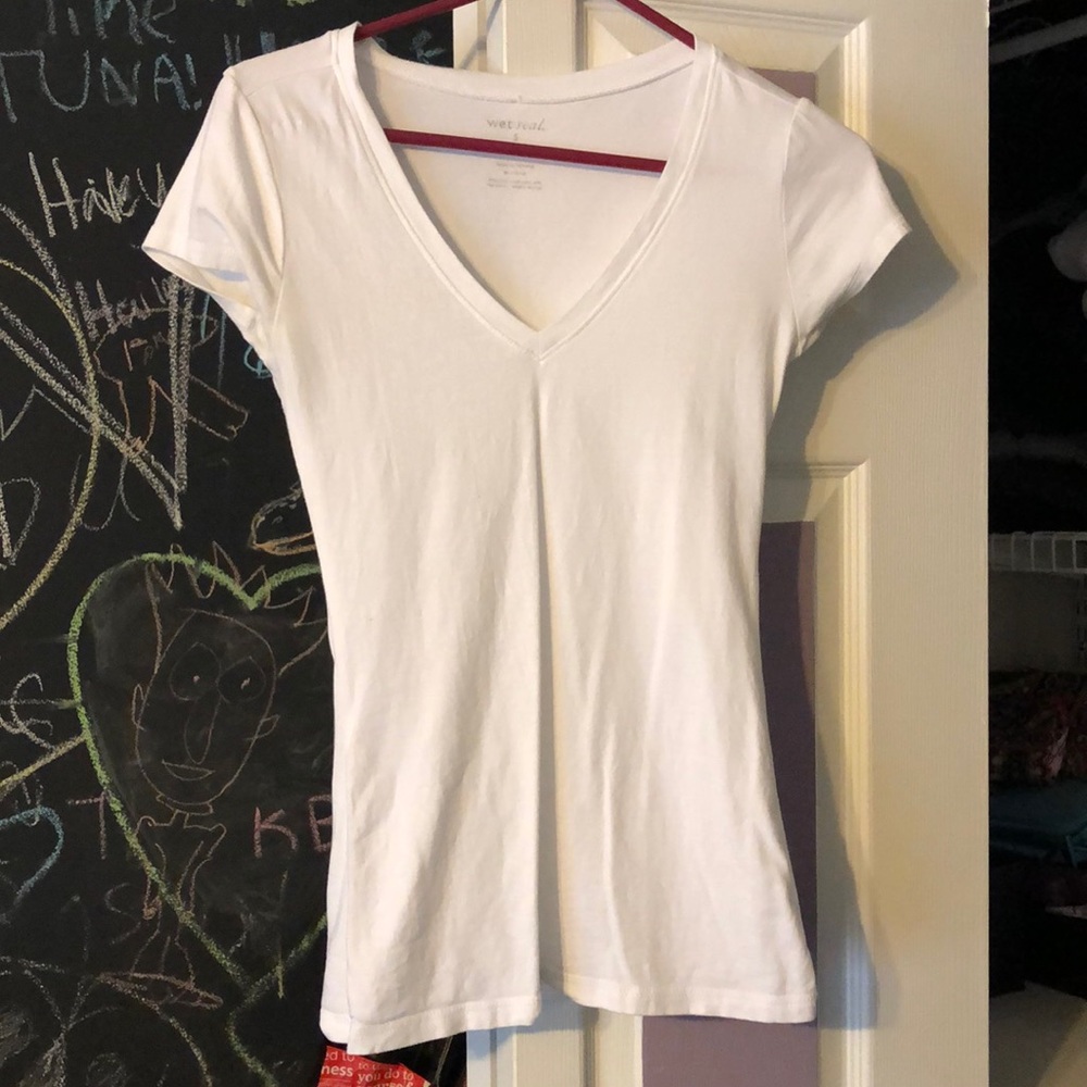 White v neck